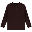 Rib Basic Henley Top