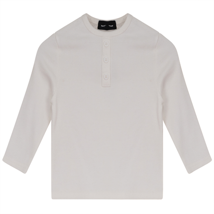 Rib Basic Henley Top