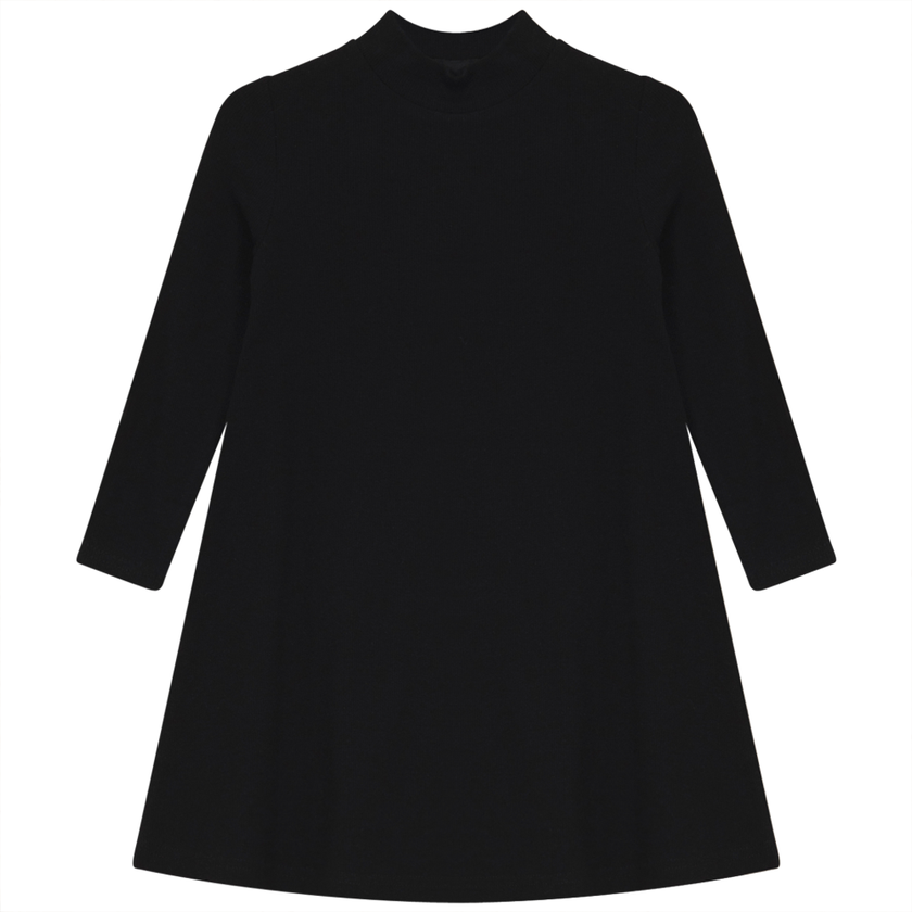 Rib Basic Henley Dress