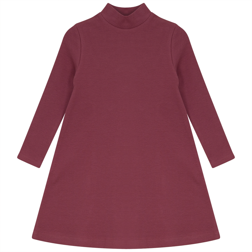 Rib Basic Henley Dress