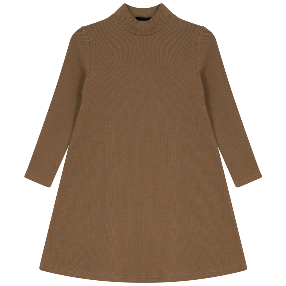 Rib Basic Henley Dress