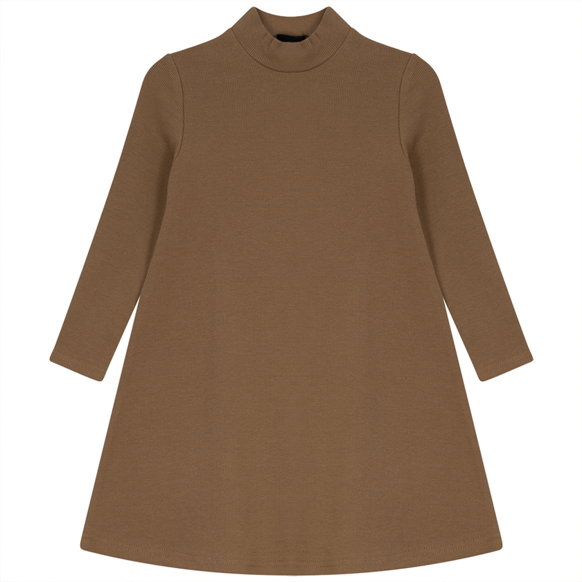 Rib Basic Henley Dress