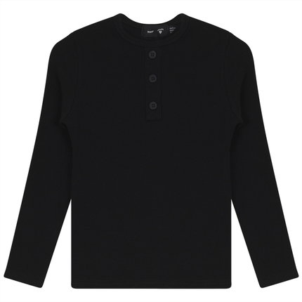 Rib Basic Henley Top