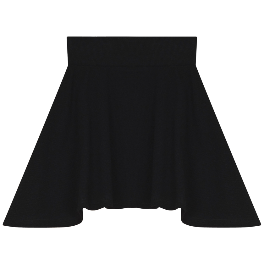 Rib Basic Henley Skirt