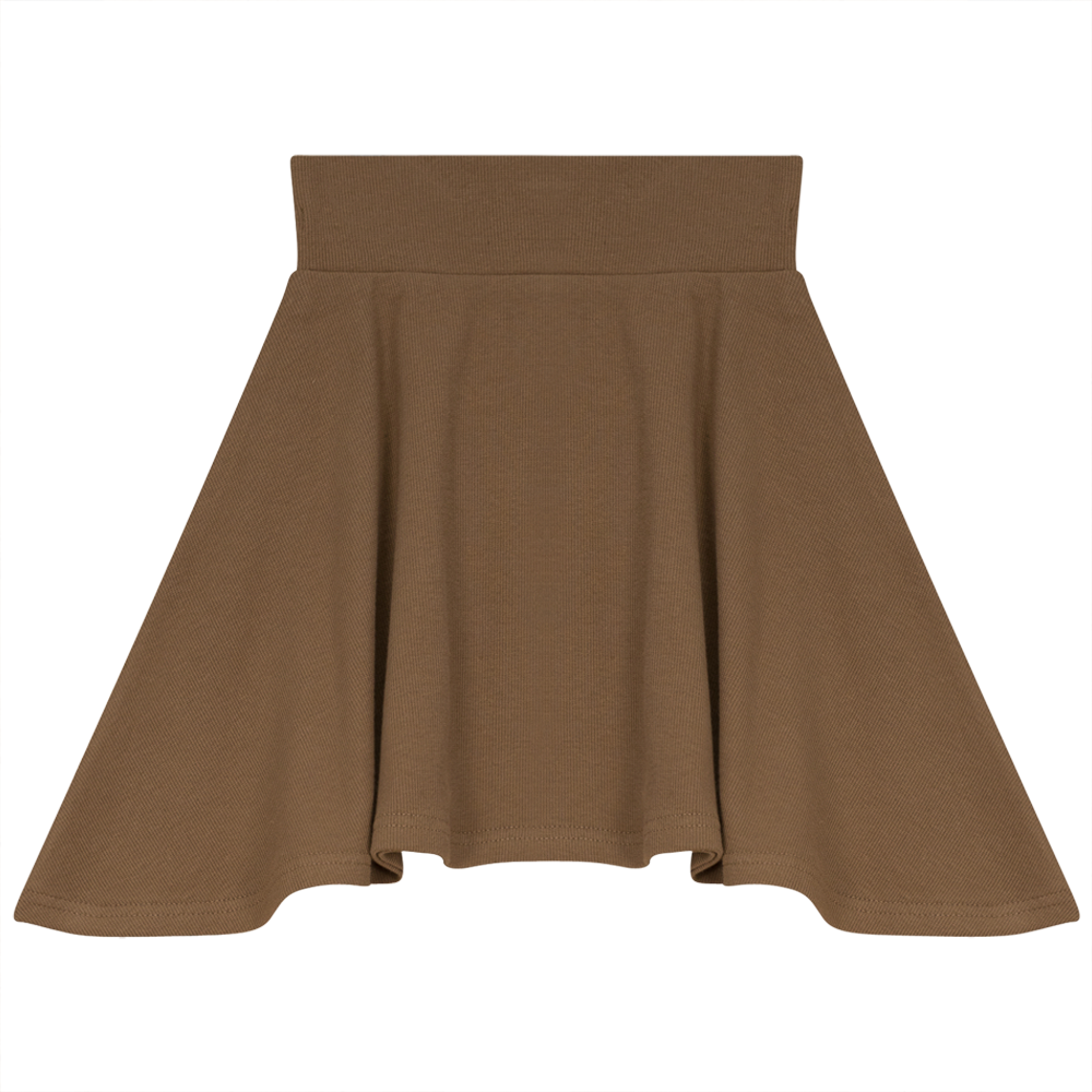 Rib Basic Henley Skirt