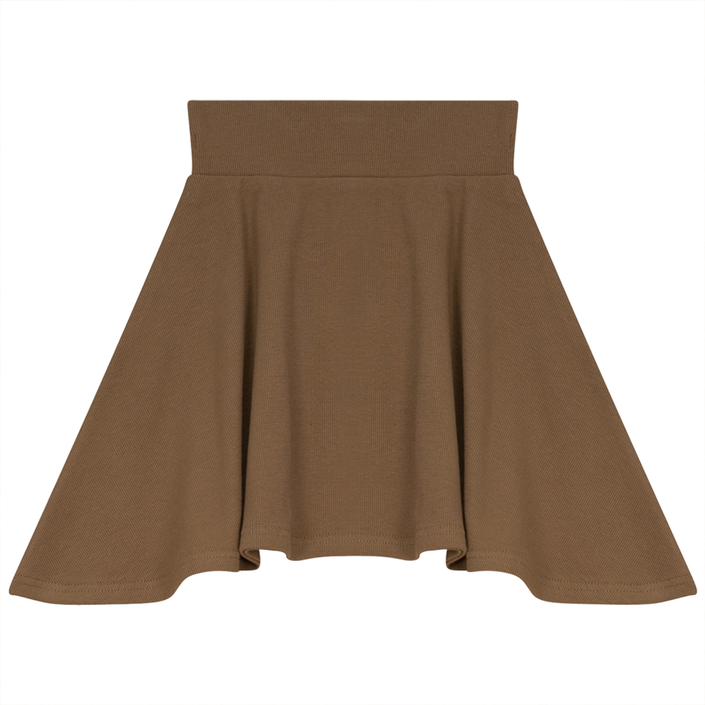 Rib Basic Henley Skirt
