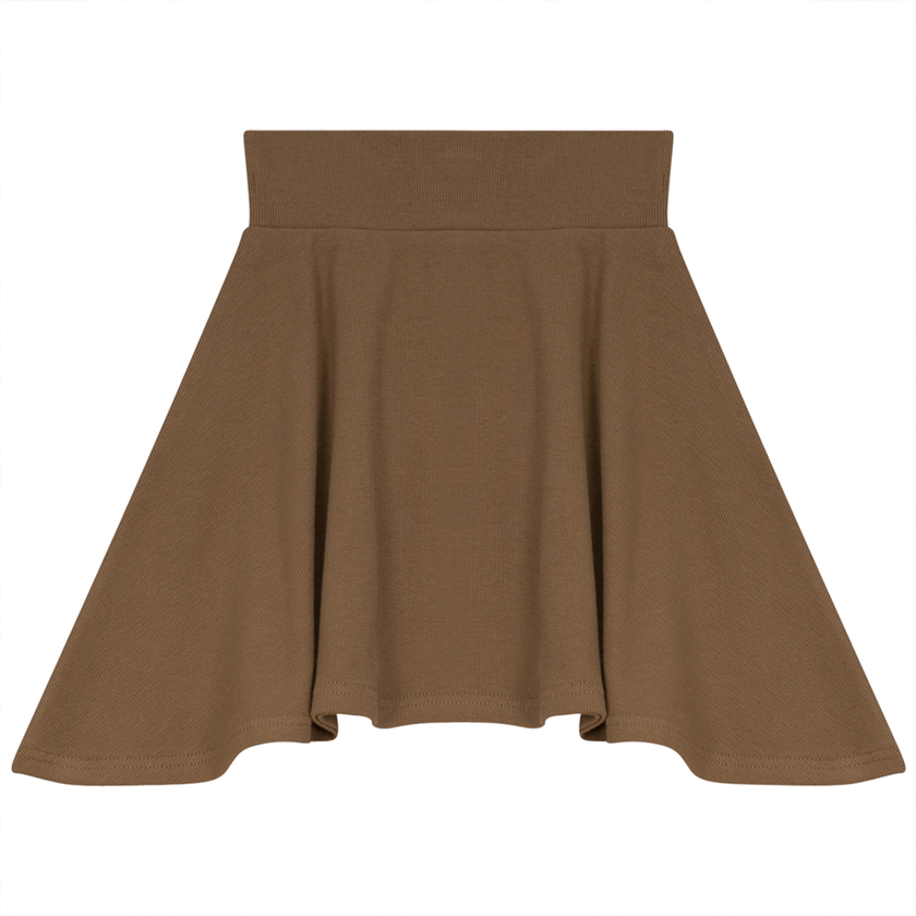Rib Basic Henley Skirt