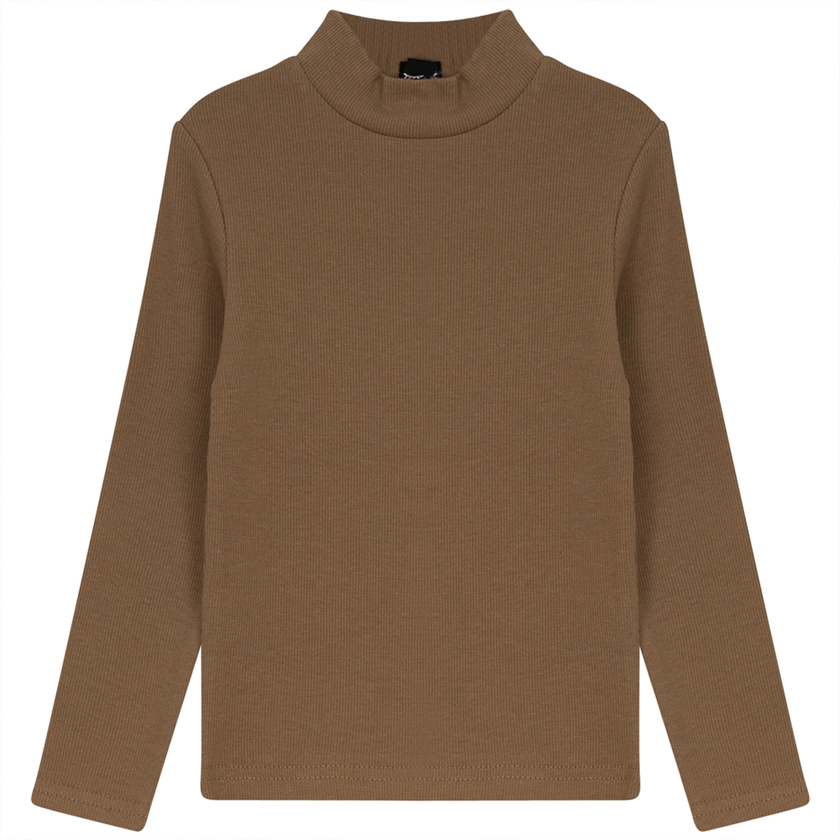 Rib Basic Henley Top