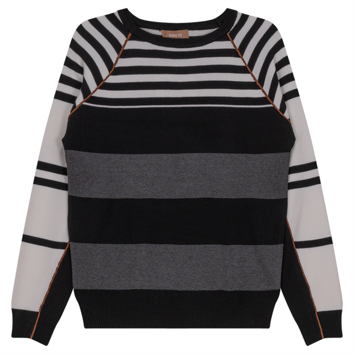 Striped Knit Sweater