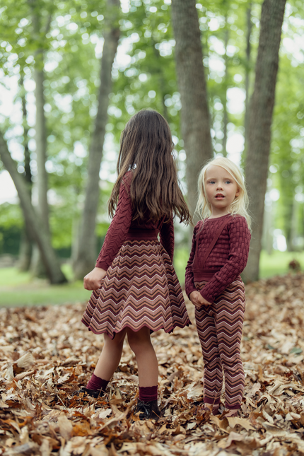 Zig Zag Skirt Skirt With Straps