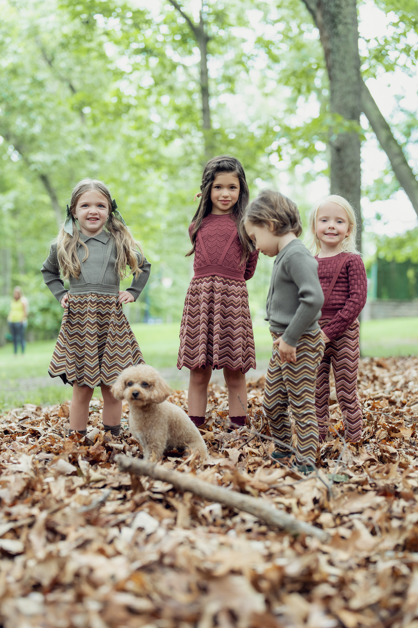 Zig Zag Skirt Skirt With Straps