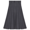 Pleated Knit Skirt