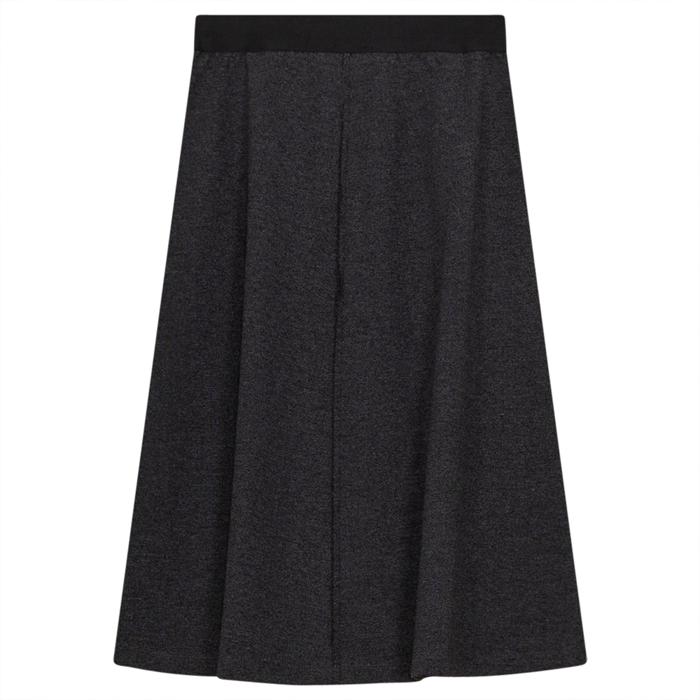 Fine Rib Flare Skirt