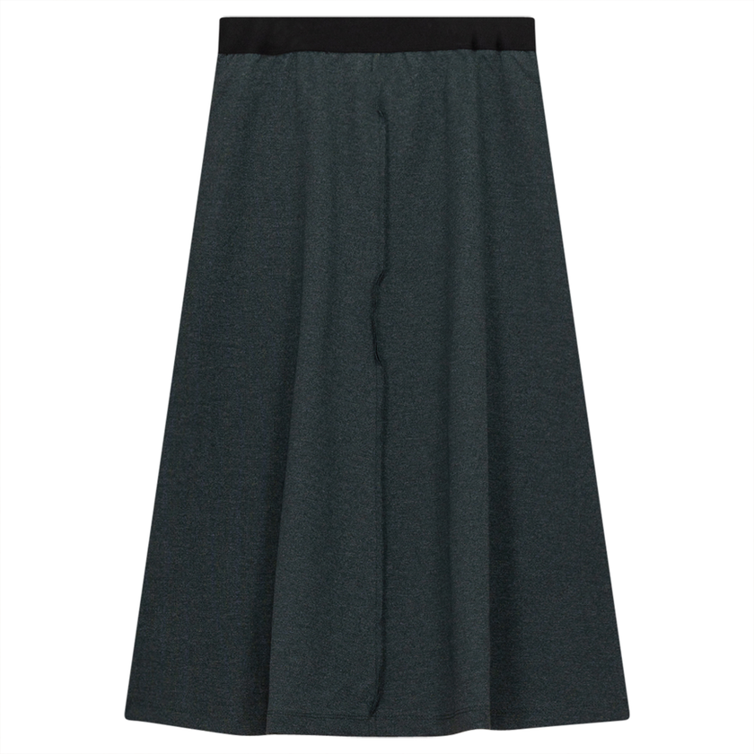 Fine Rib Flare Skirt