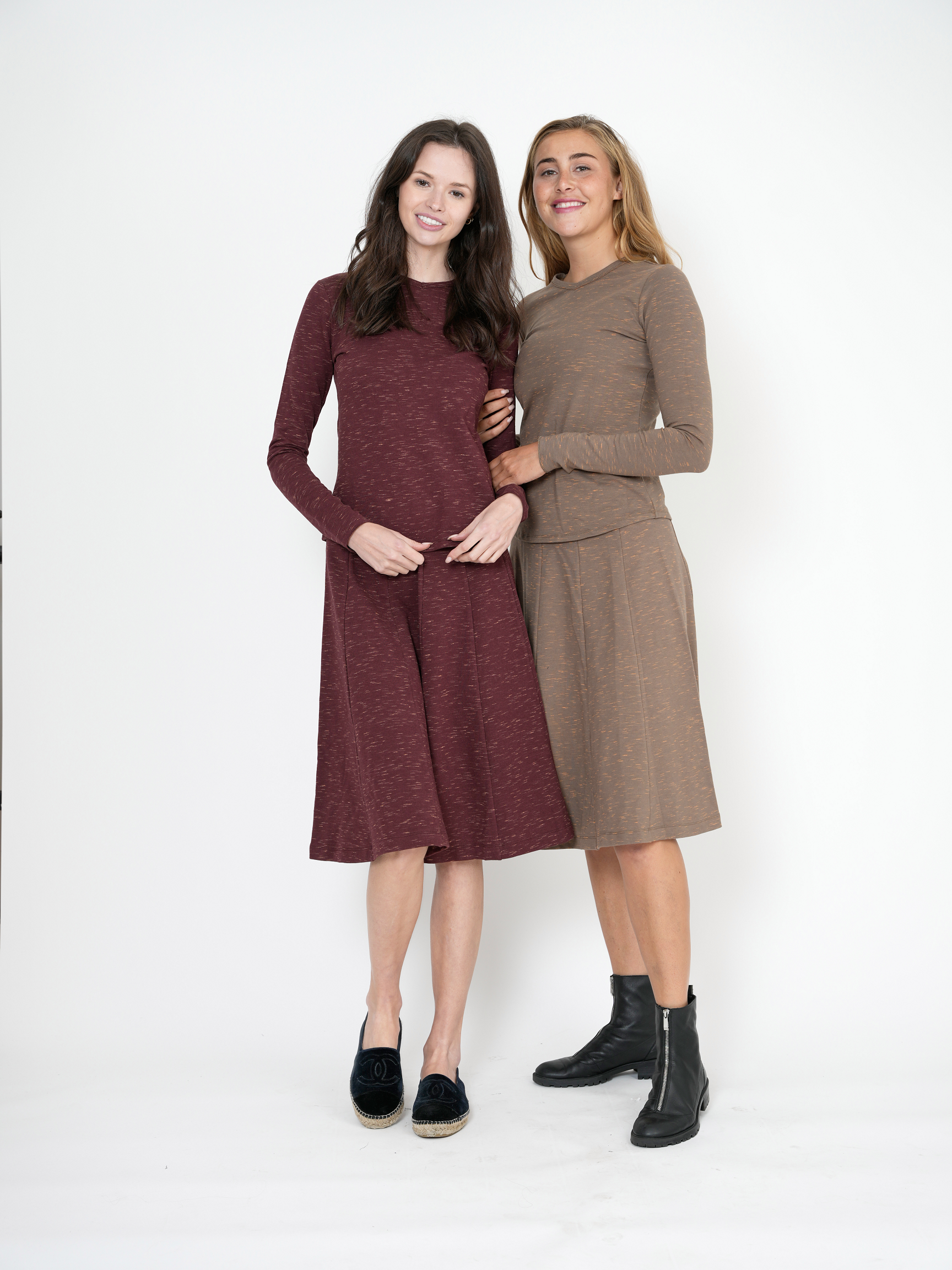 Stretch Mix V Neck Top