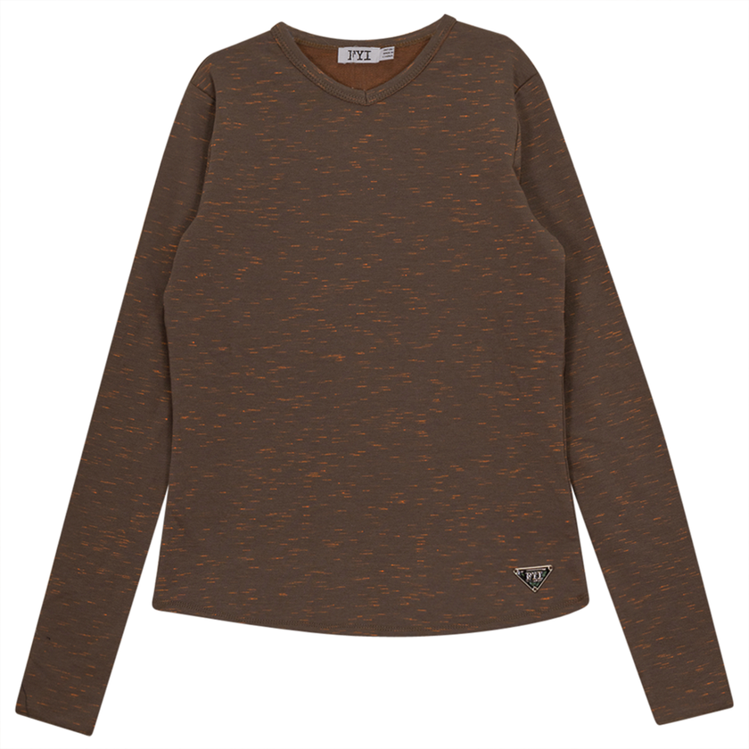 Stretch Mix V Neck Top