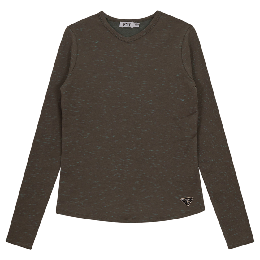 Stretch Mix V Neck Top