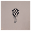 Knit Checkered Hot Air Balloon Blanket