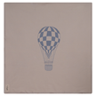 Knit Checkered Hot Air Balloon Blanket