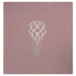 Knit Checkered Hot Air Balloon Blanket