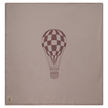 Knit Checkered Hot Air Balloon Blanket