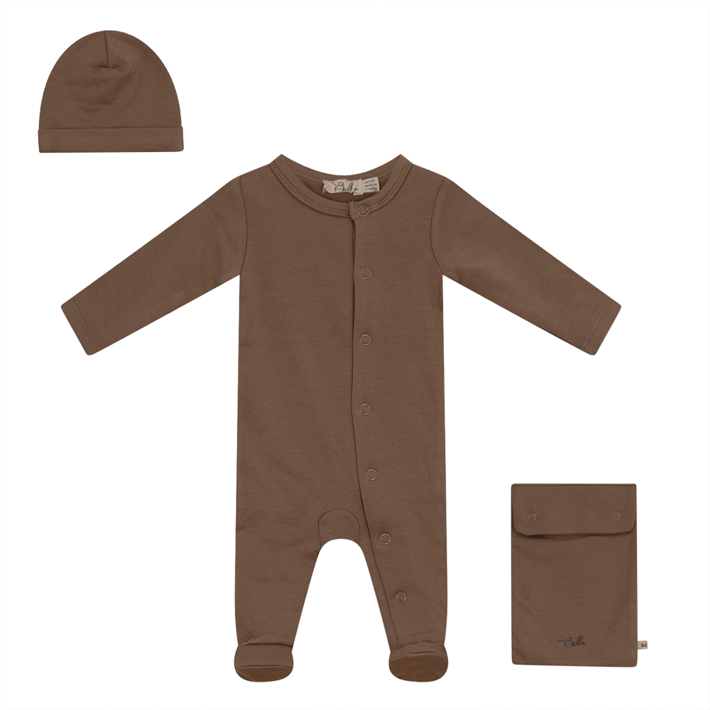 Onesie With Knitted Hat