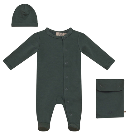 Onesie With Knitted Hat