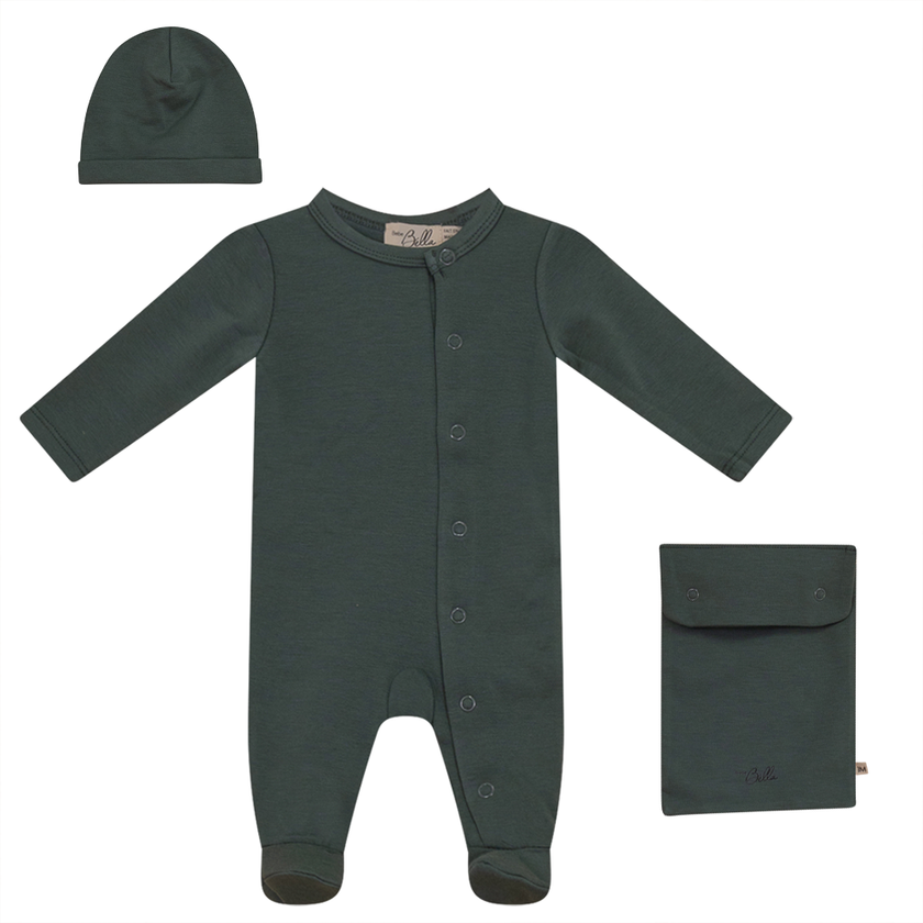 Onesie With Knitted Hat