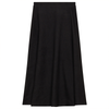 Suede A-Line Midi Skirt