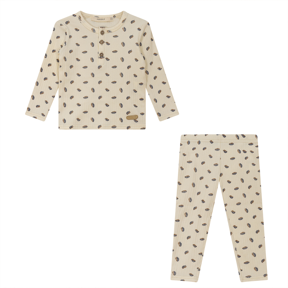 Feather Print 2Pc Set