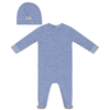 Dot Print Onesie with Hat