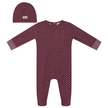 Dot Print Onesie with Hat