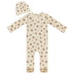 Flower Print Onesie with Hat