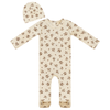 Flower Print Onesie with Hat