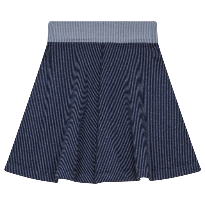 Ribbed Flare Skirt
