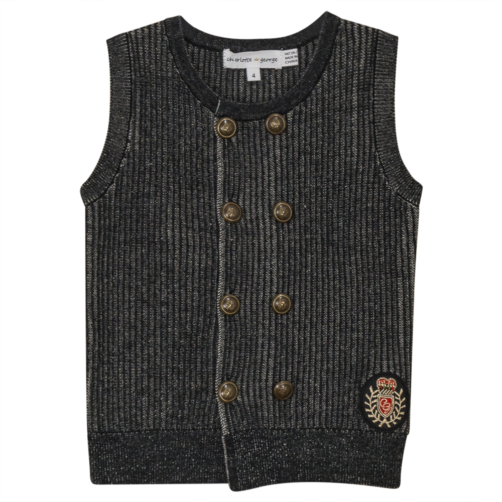 Crest Rib Knit Vest