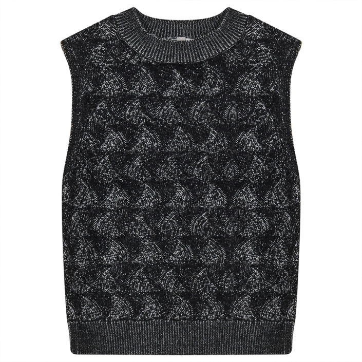 Squiggle Textured Vest