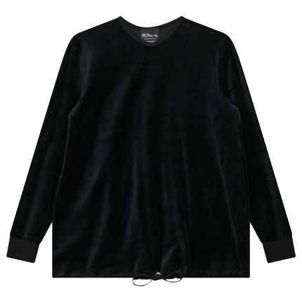 Maternity V-neck Velour Bungee Top