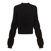Ribbed Knit Mock Neck Sweater