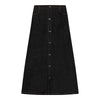 Maxi Denim Button Skirt