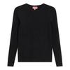 Ribbed Knit Crew Neck Sweater