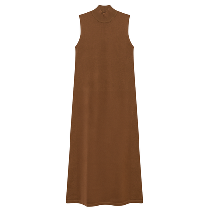 Knit Midi Mock A Line Jumper