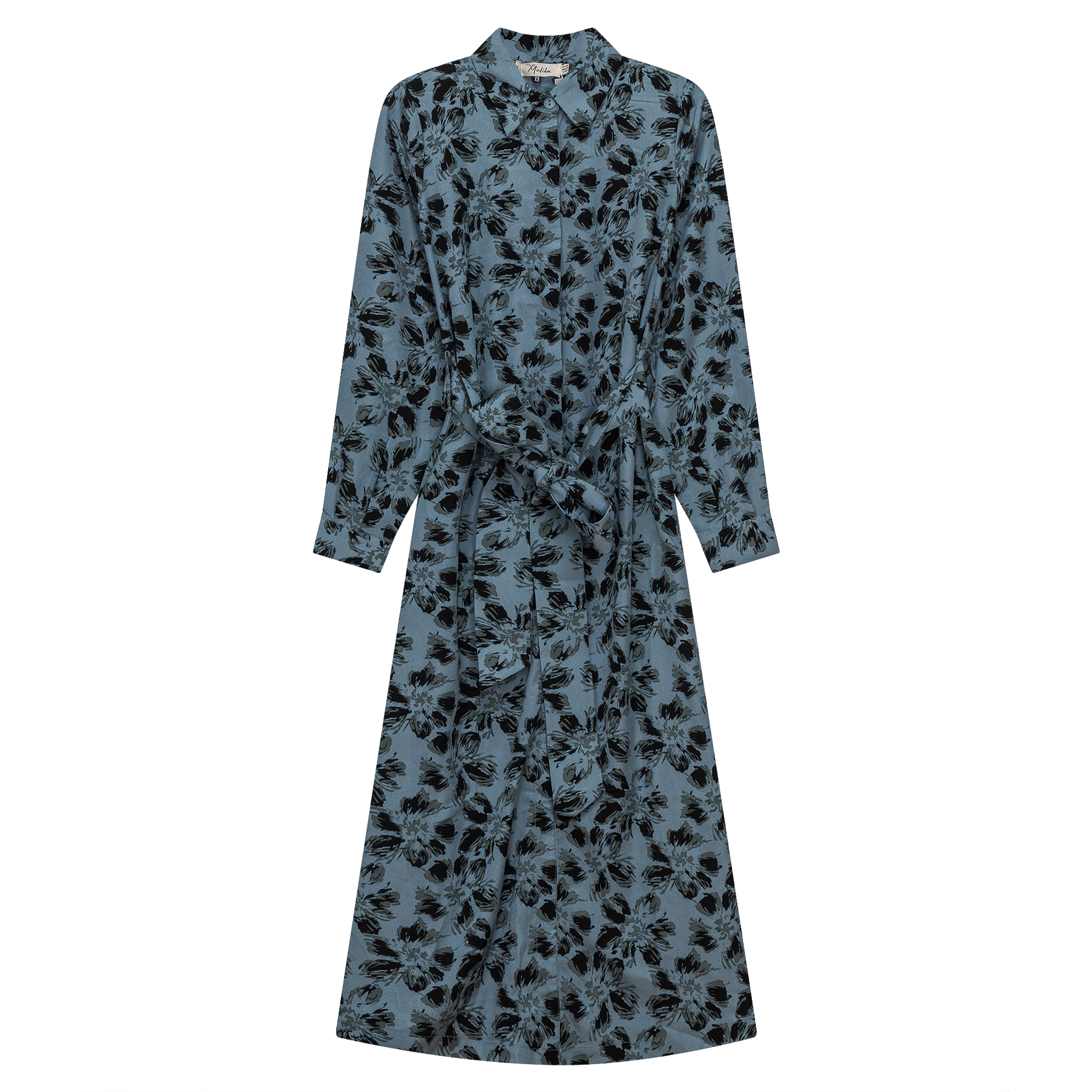 Midi Floral Shirt Dress