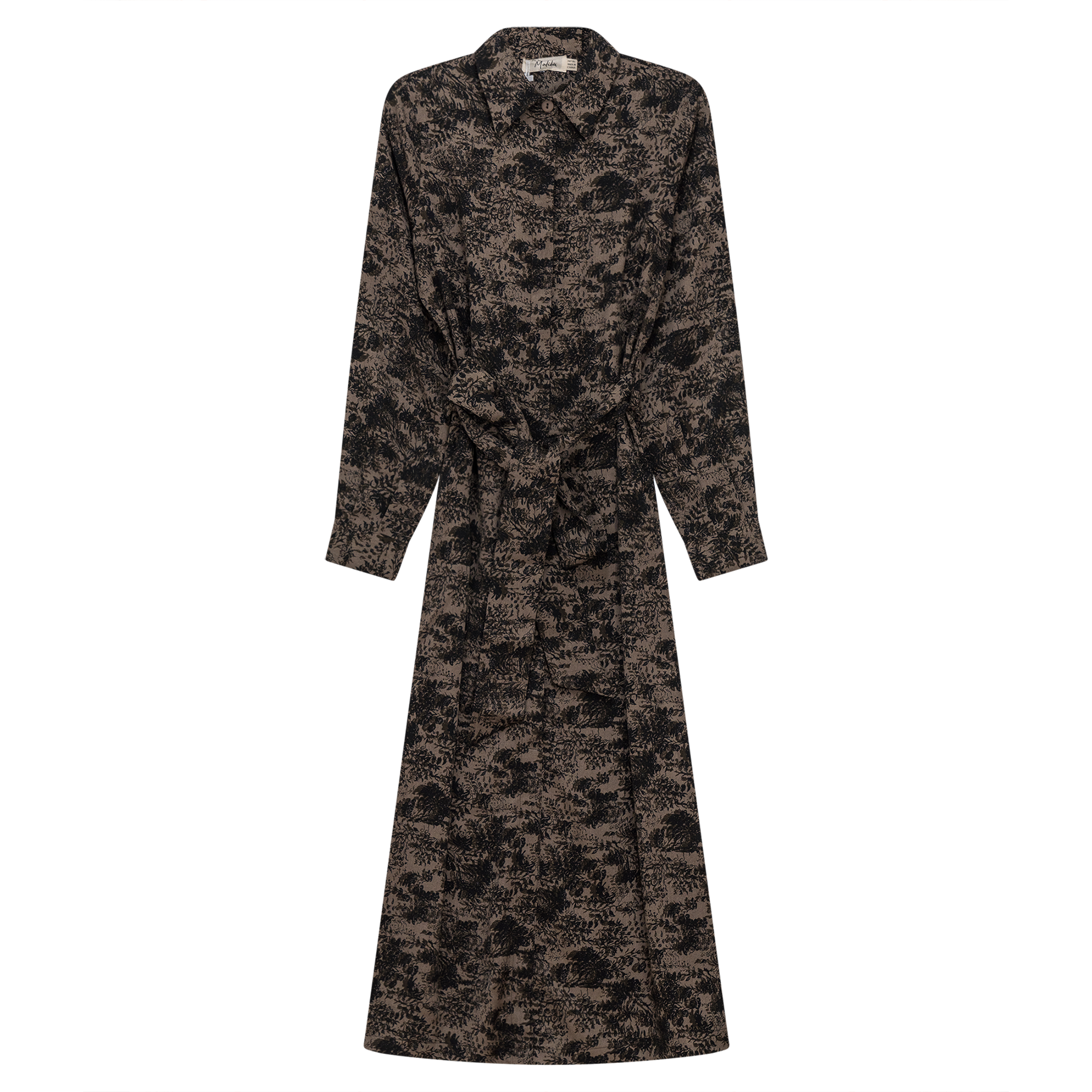 Midi Floral Shirt Dress