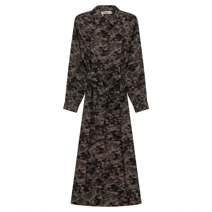 Midi Floral Shirt Dress