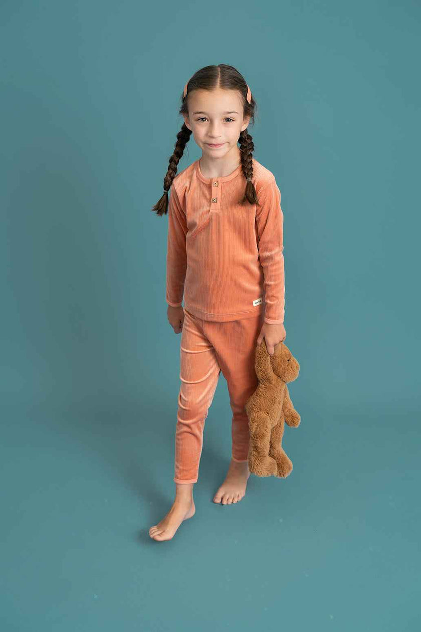 Ribbed Velour 2Pc Set