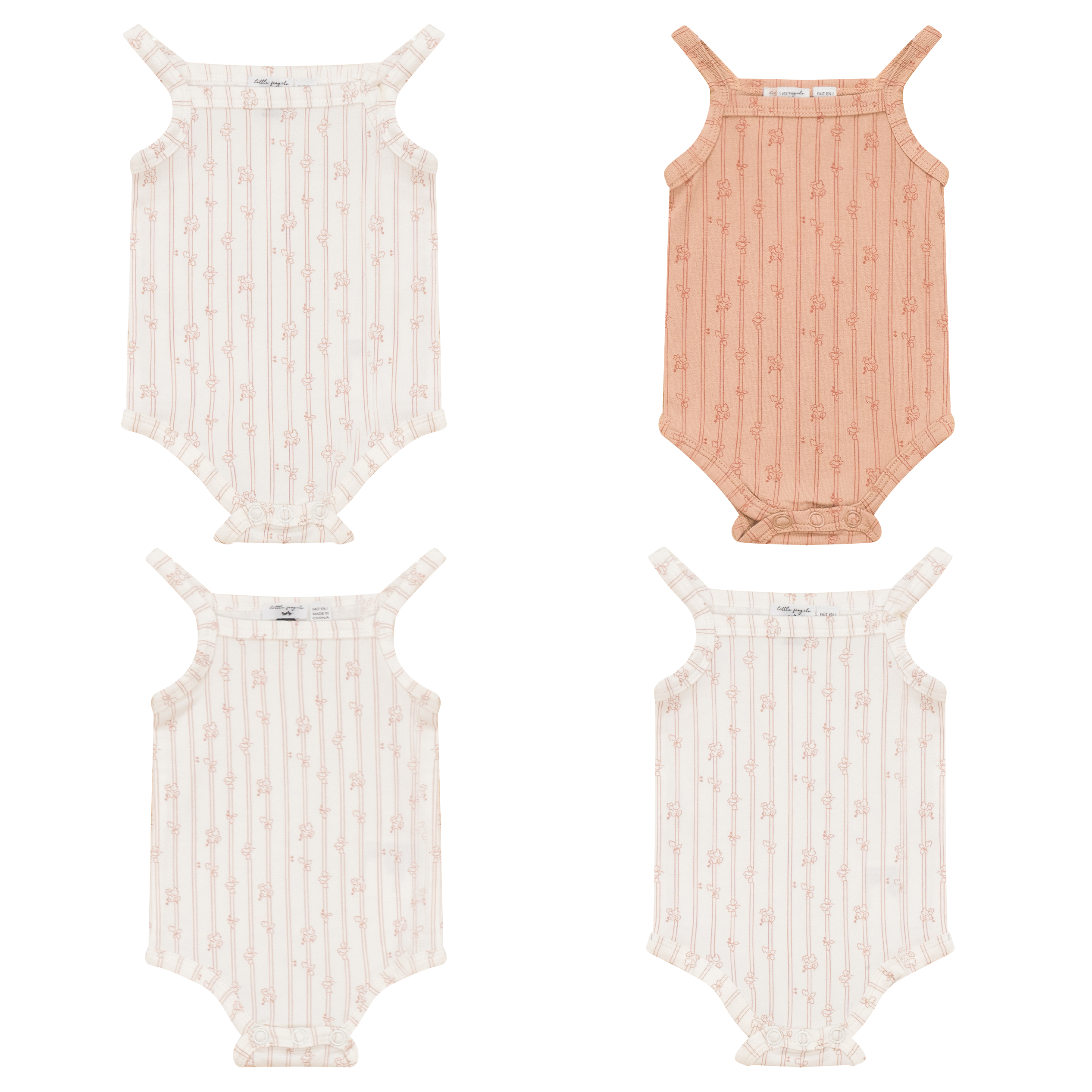 Soft Cotton Modal 3 Pack  Onesie Set