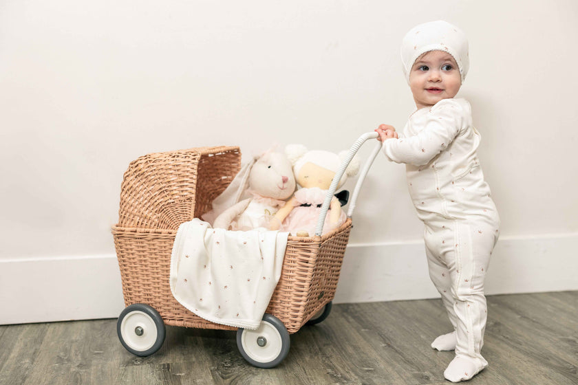 Crown Print Onesie Set