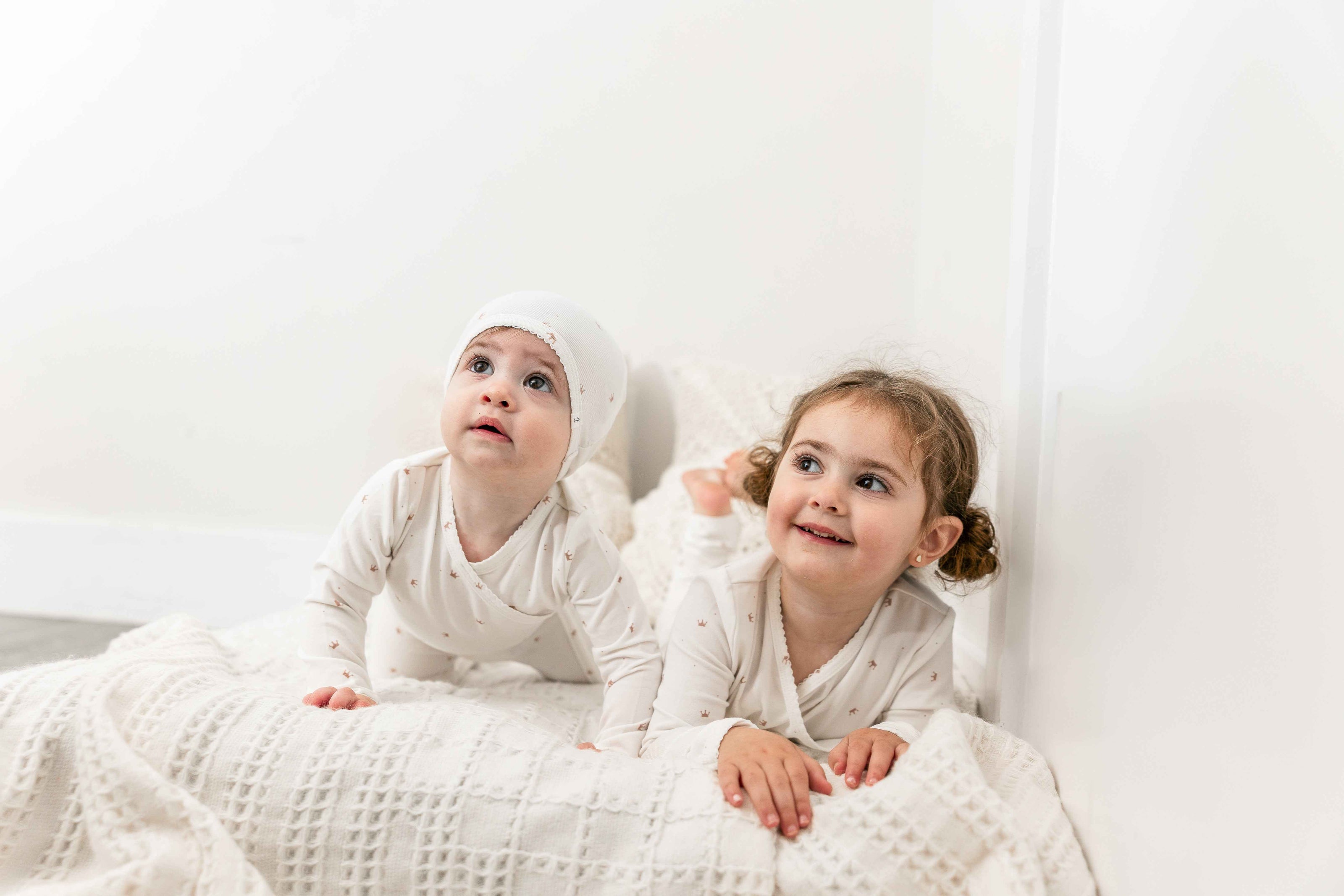 Crown Print Onesie Set