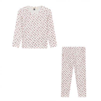 Printed Ribbed 2Pc Set